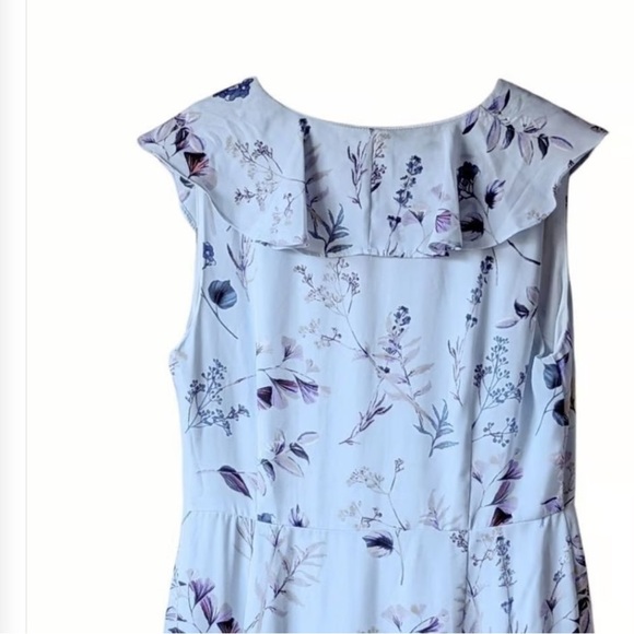 Banana Republic Spring Floral Faux Wrap Maxi Dress (high low) - Picture 2 of 4